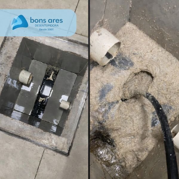 Limpeza de caixa de gordura