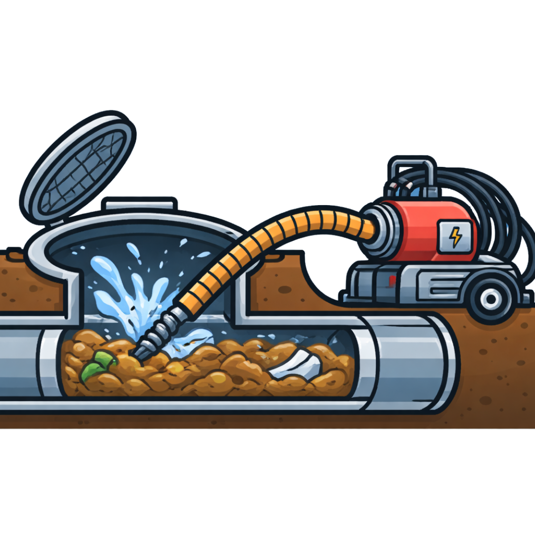 Desentupimento de esgoto